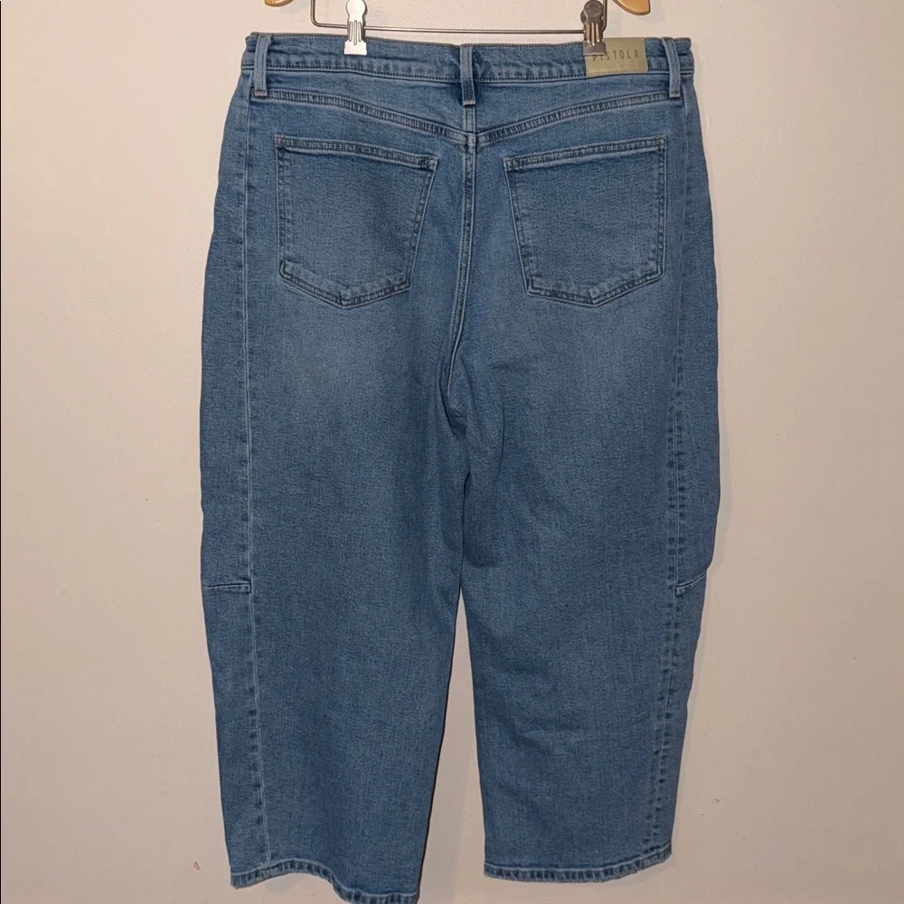 pistola Blue High-Rise Straight Jeans - Picture 6 of 8